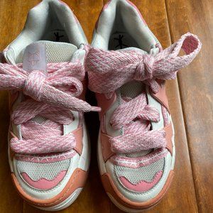 Naked Wolfe Slider Sneaker Pink/White Size 7 US